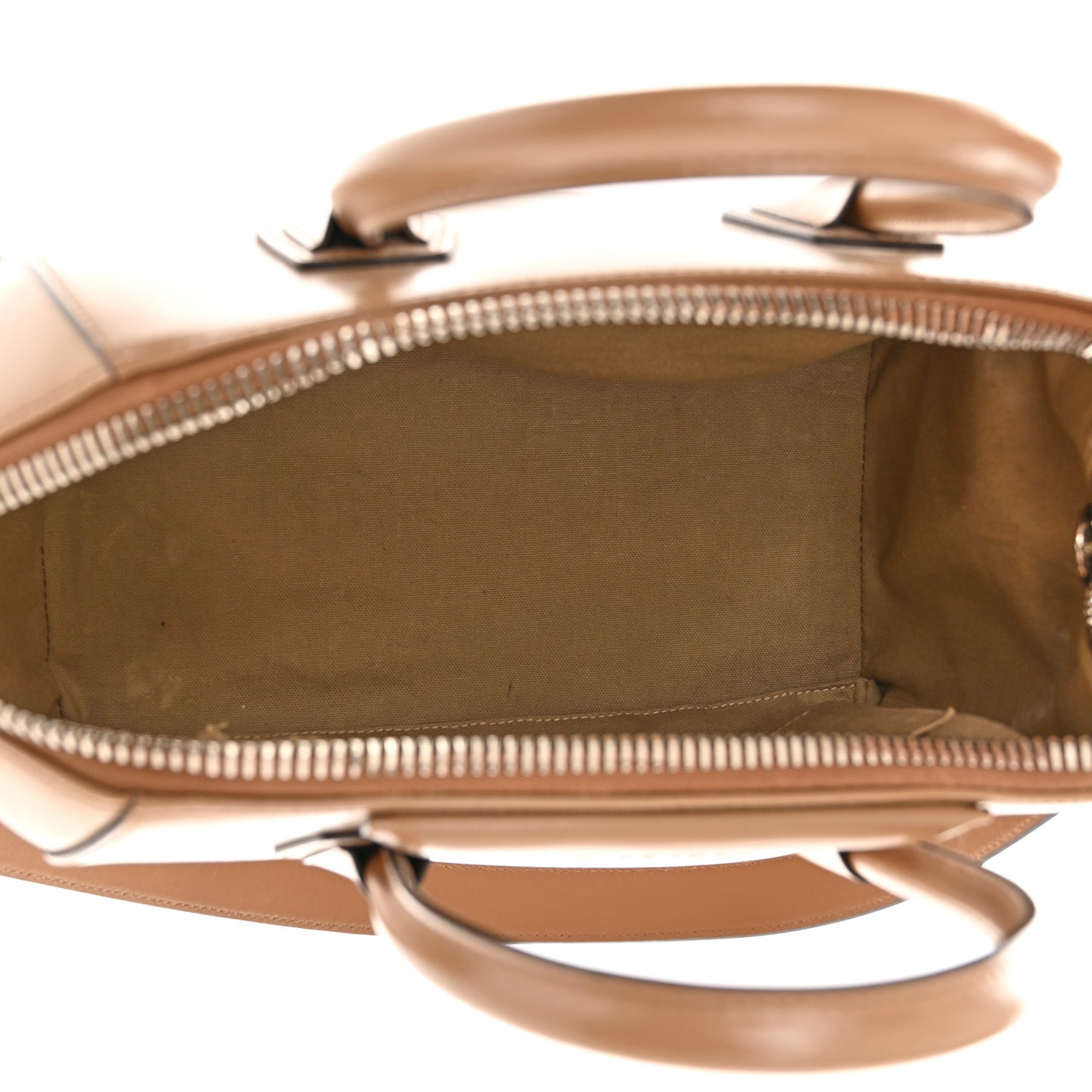 Shiny Lord Calfskin Medium Antigona Dark Beige