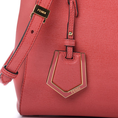 Fendi Vitello Elite Flamingo Petite 2Jours Tote Rosa Exstasy 13 of 15