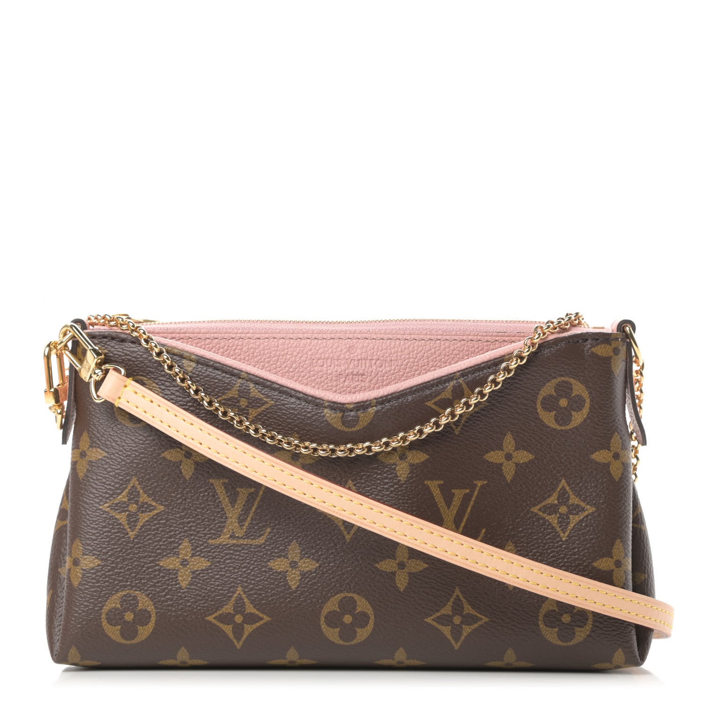 Monogram Pallas Clutch Rose Poudre