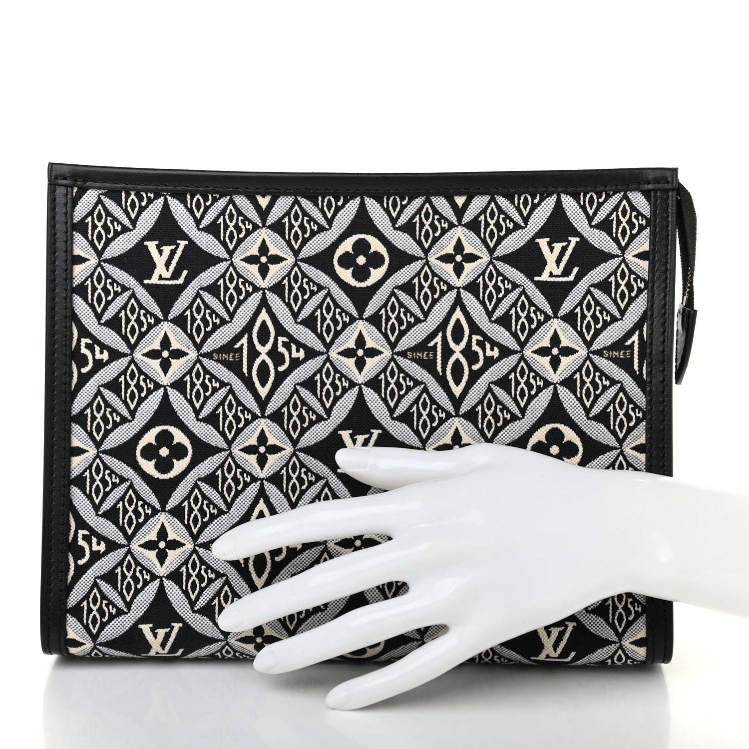 Louis Vuitton Jacquard Since 1854 Toiletry Pouch 26 Gray 2 of 7