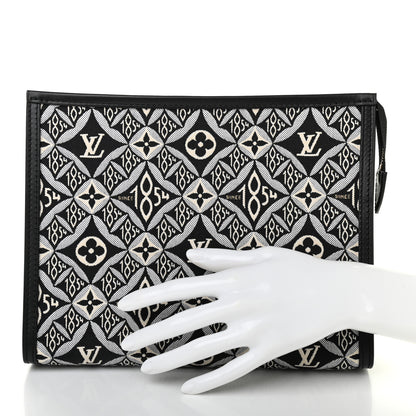 Louis Vuitton Jacquard Since 1854 Toiletry Pouch 26 Gray 2 of 7