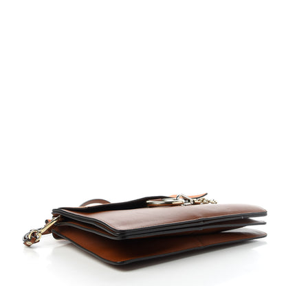 Chloe Suede Calfskin Medium Faye Shoulder Bag Tobacco 4 of 10