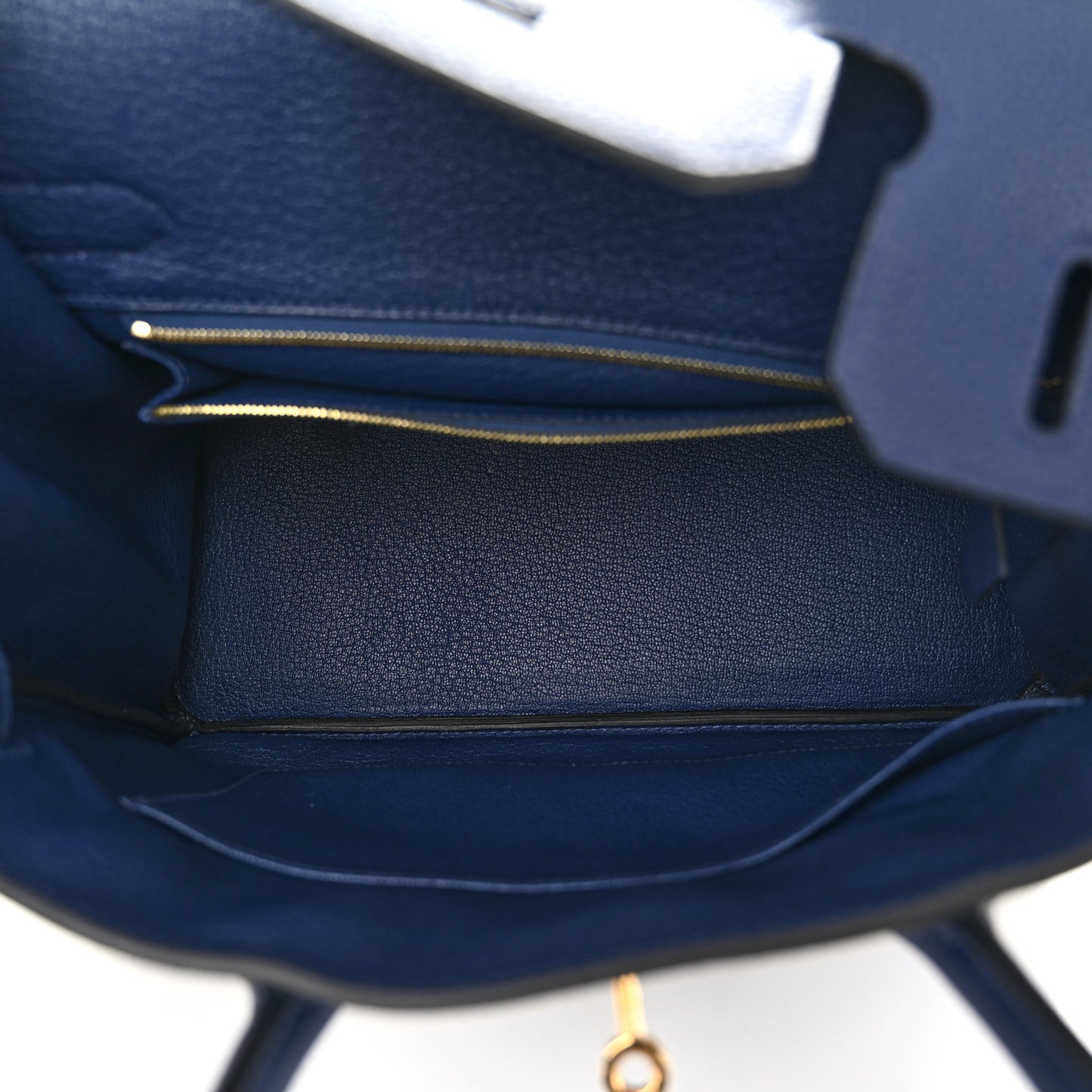 Togo Birkin 30 Bleu Saphir