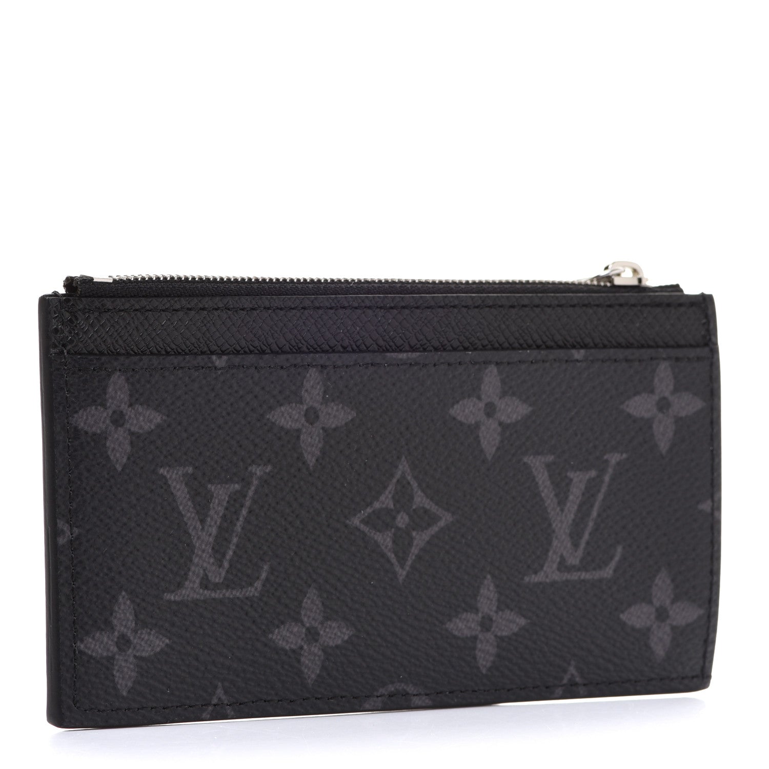 Louis Vuitton Monogram Eclipse Taiga Coin Card Holder 3 of 7
