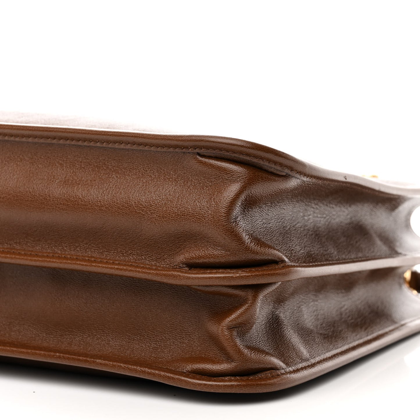 New Sakai Calfskin Lux Medium Horsebit 1955 Tote Bag Brown Sugar