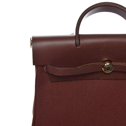 Hermes Toile Vache Hunter Herbag 30 PM Backpack Havane 10 of 17