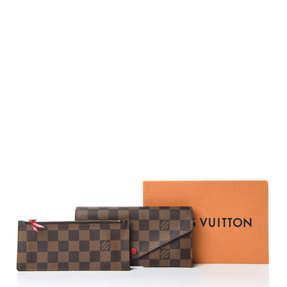 Louis Vuitton Damier Ebene Josephine Wallet Red 12 of 12