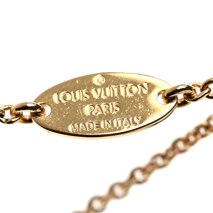 Louis Vuitton Brass Essential V Necklace Gold 5 of 6