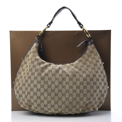 Gucci Monogram Medium Interlocking Hobo Dark Brown 18 of 18