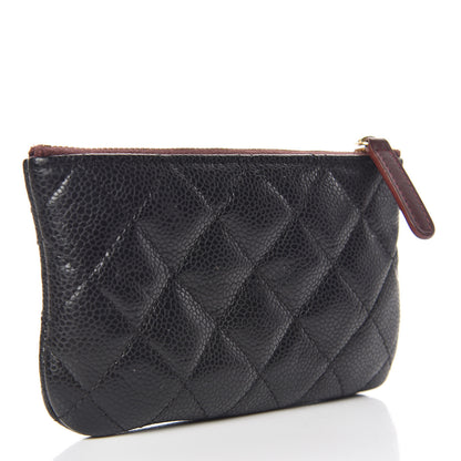 Chanel Caviar Quilted Small Cosmetic Case Black 4 of 8