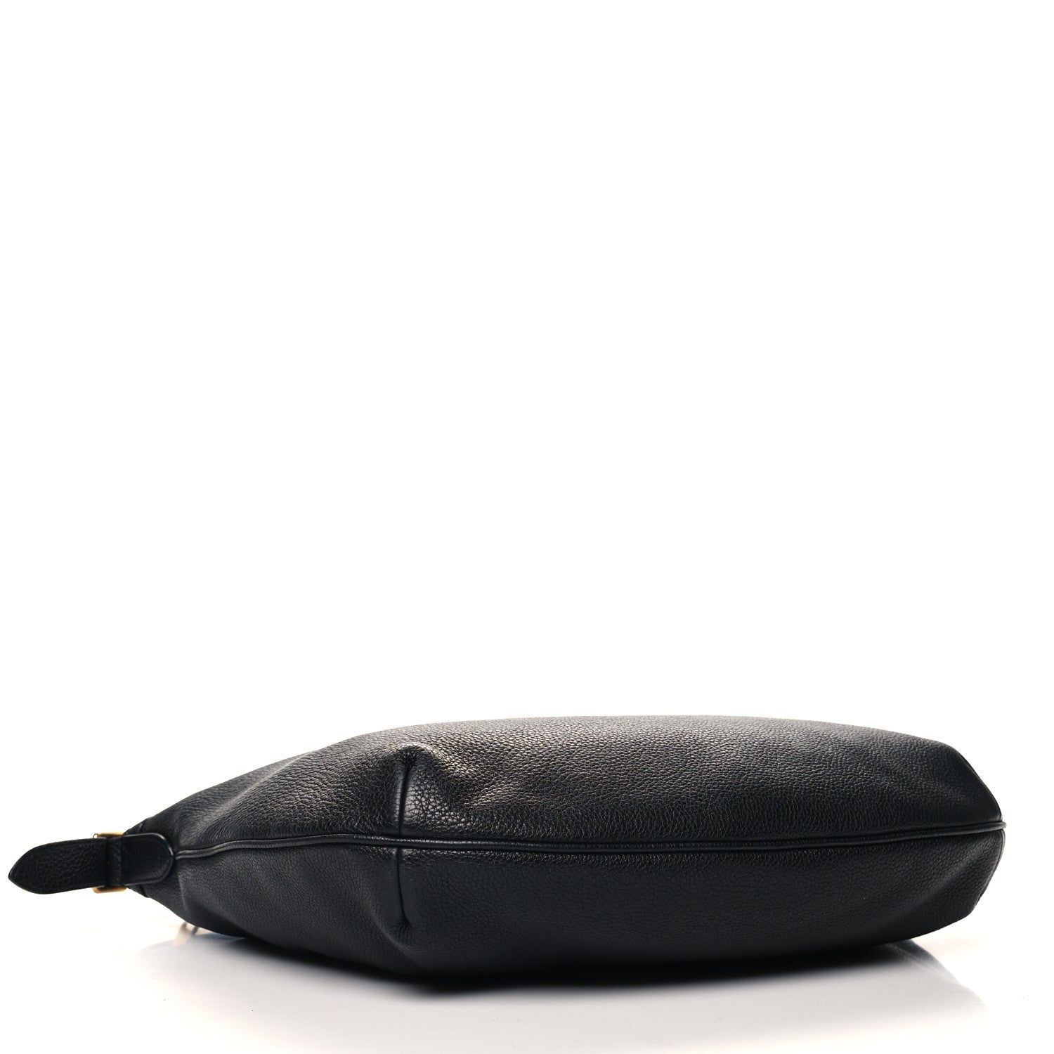 Gucci Grained Calfskin Logo Half Moon Hobo Black 4 of 11