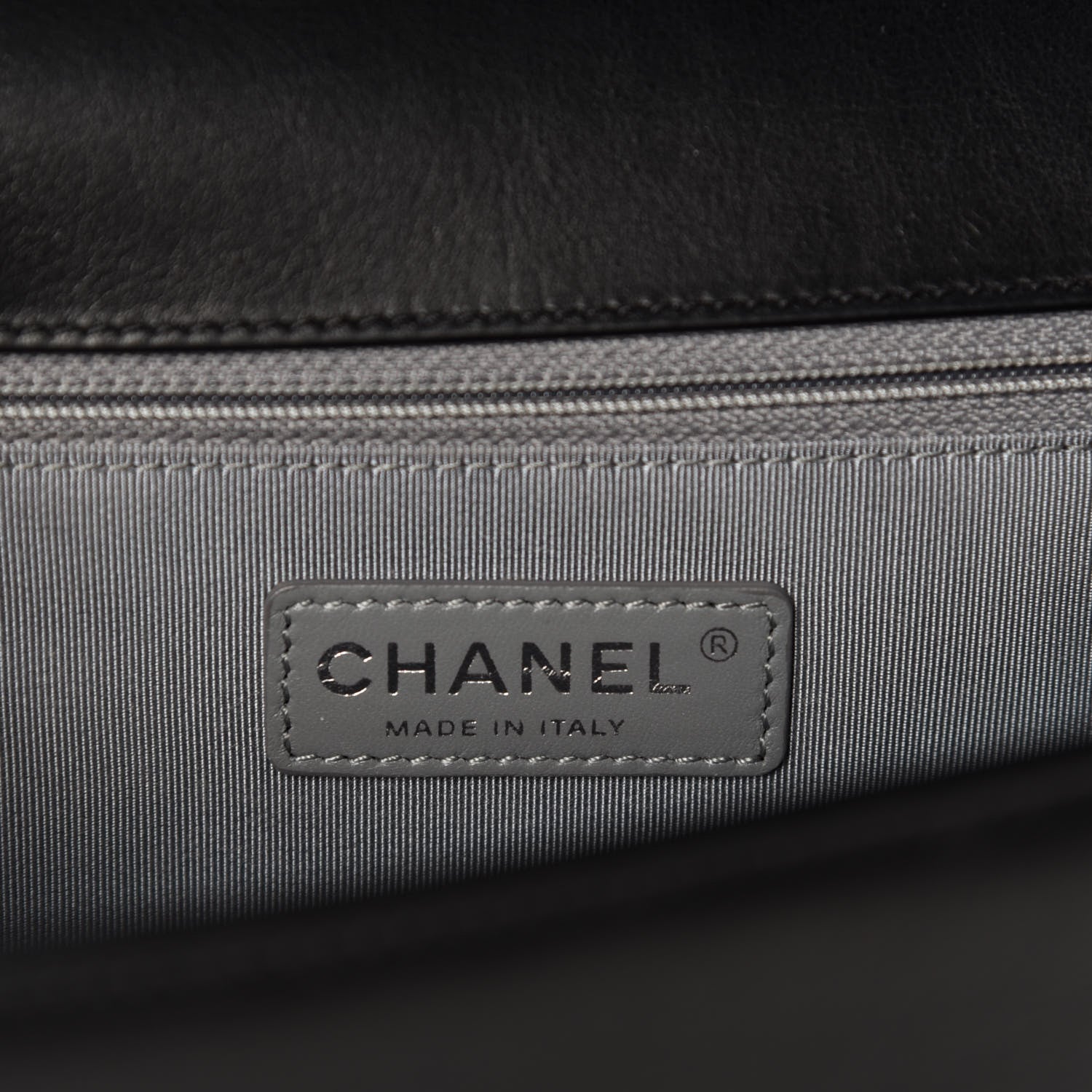Chanel Metallic Calfskin Quilted New Medium Boy Flap Black 10 of 13