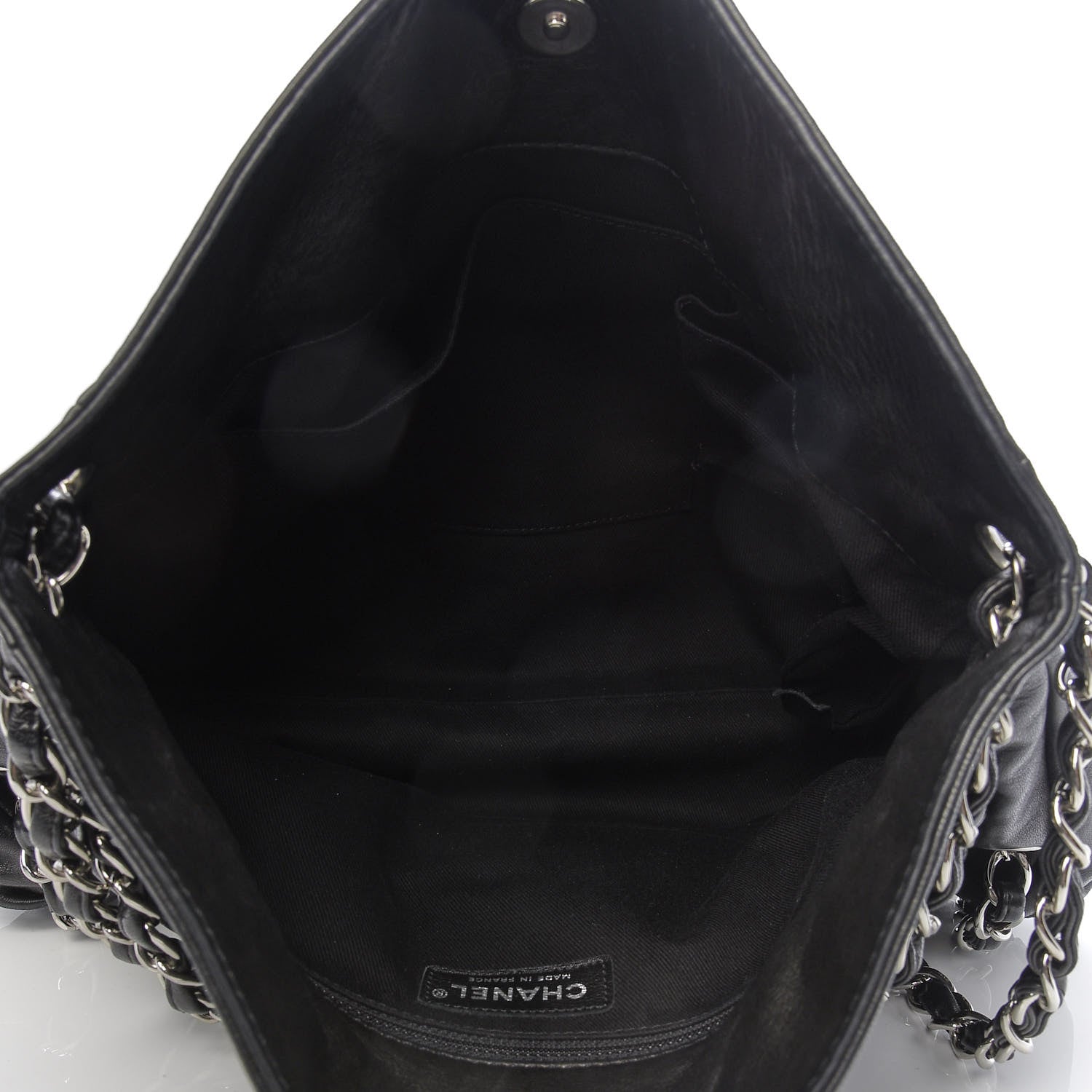 Chanel Lambskin Large Sharpei Shoulder Bag Black 5 of 9
