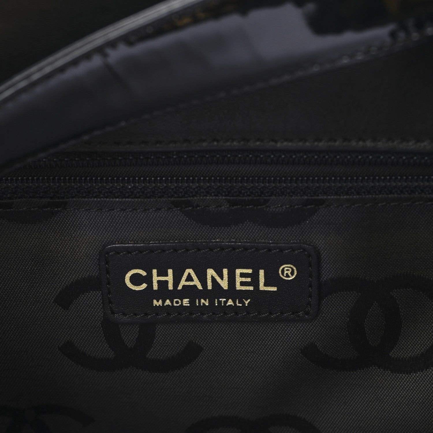 Chanel Patent CC Mini Tote Black 6 of 9