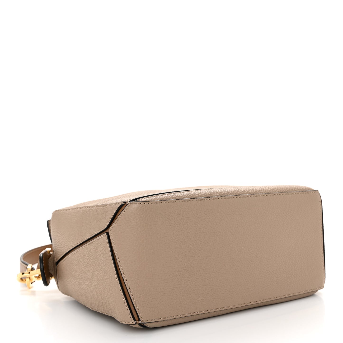 Grained Calfskin Small Puzzle Bag Sand Mink