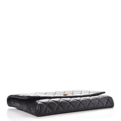 Chanel Aged Calfskin Quilted Reissue 2.55 Clutch Black 4 of 8