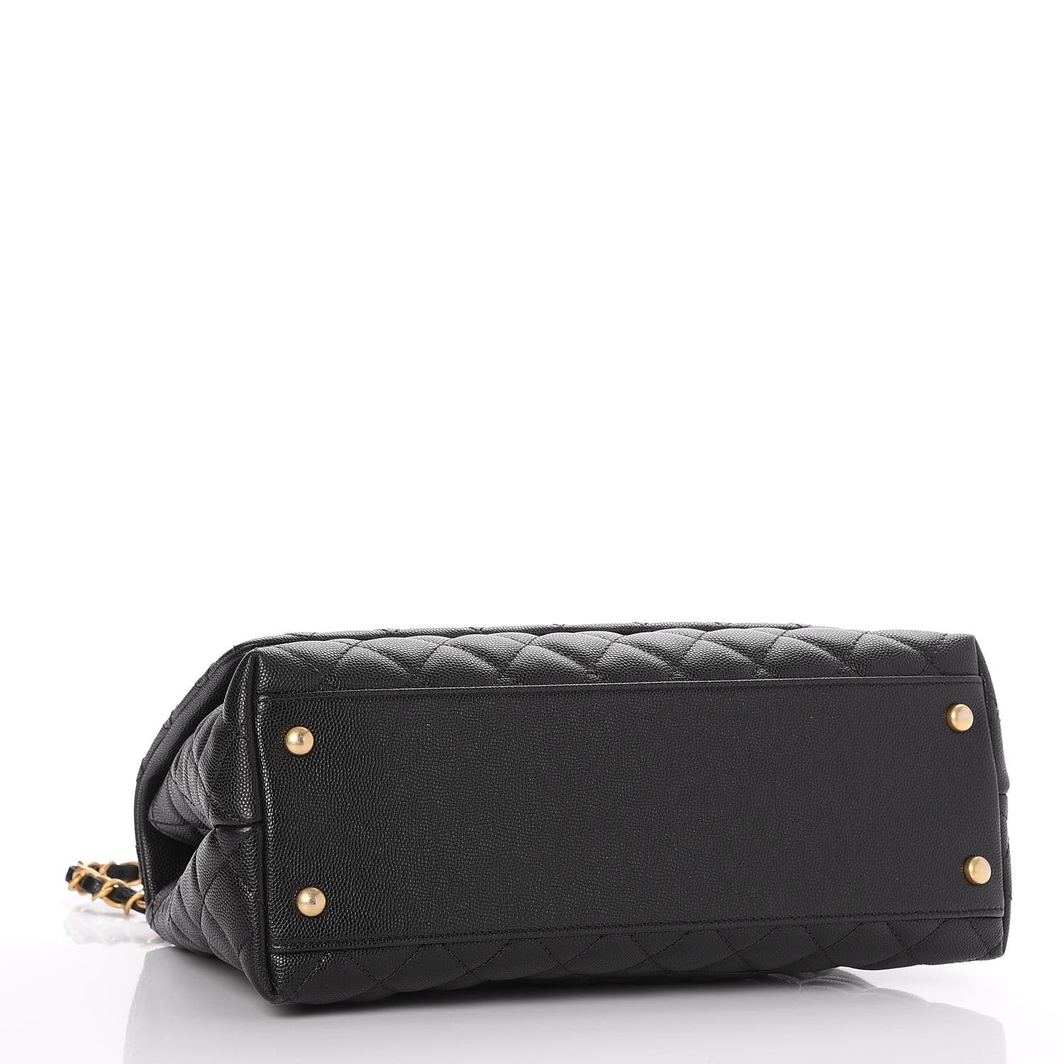 Chanel Caviar Quilted Small Coco Handle Flap Black 4 of 7