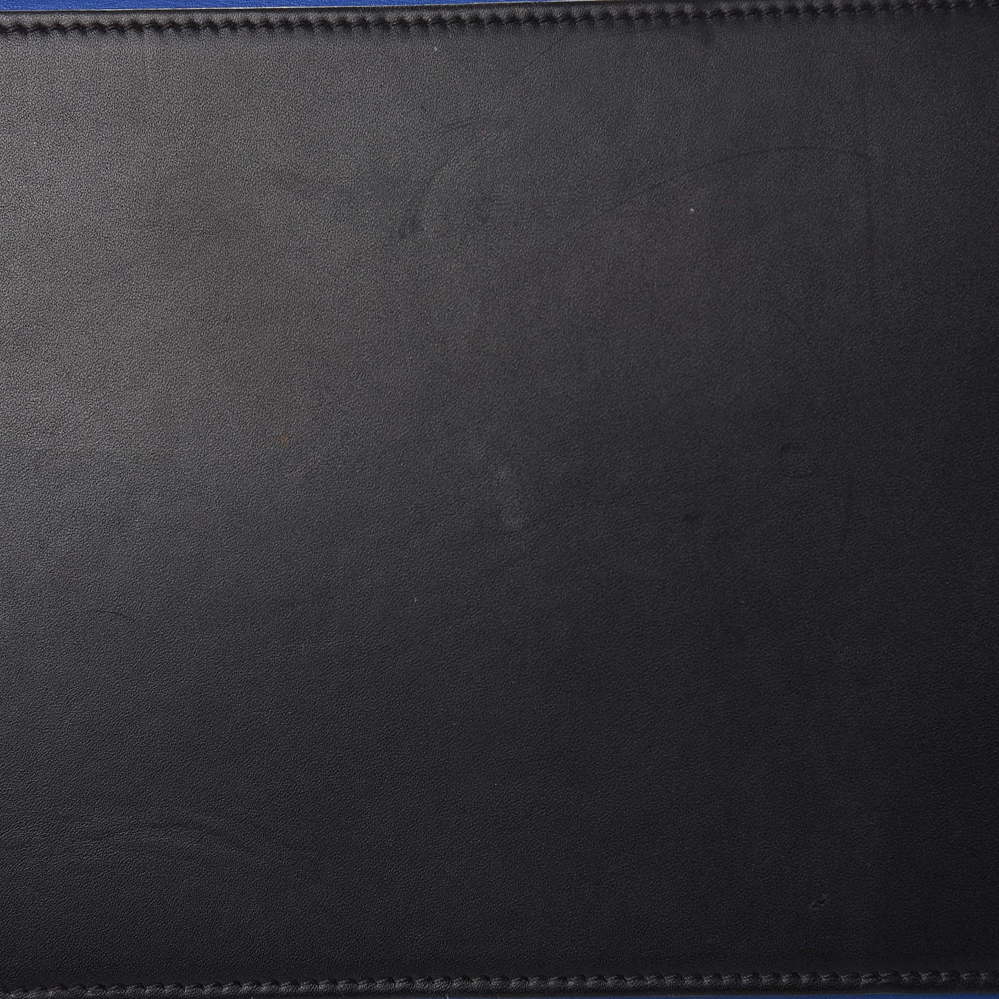 Elephant Calfskin Mini Tri-Color Luggage Indigo