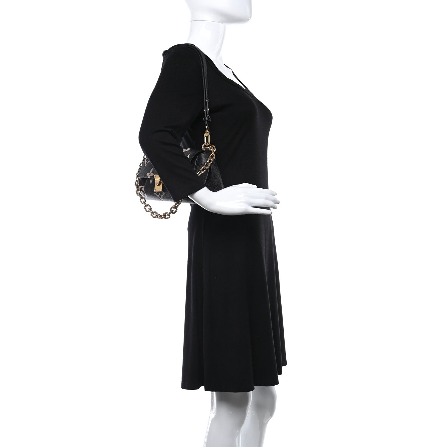 Louis Vuitton Empreinte Monogram Giant Favorite Black Beige 2 of 9