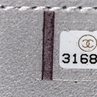 Chanel Metallic Caviar Quilted Camera Bag Silver 8 of 12