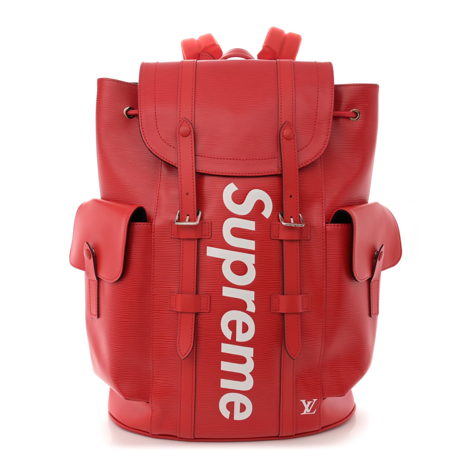 Louis Vuitton X SUPREME Epi Christopher Backpack PM Red 1 of 10