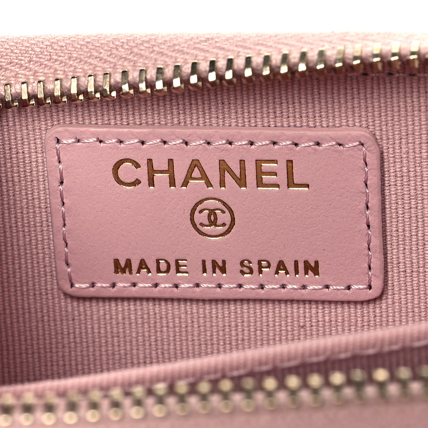 Chanel Caviar Quilted Zip Coin Purse Light Pink 6 of 8