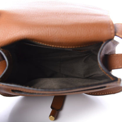 Chloe Calfskin Mini Marcie Round Crossbody Bag Tan 5 of 10