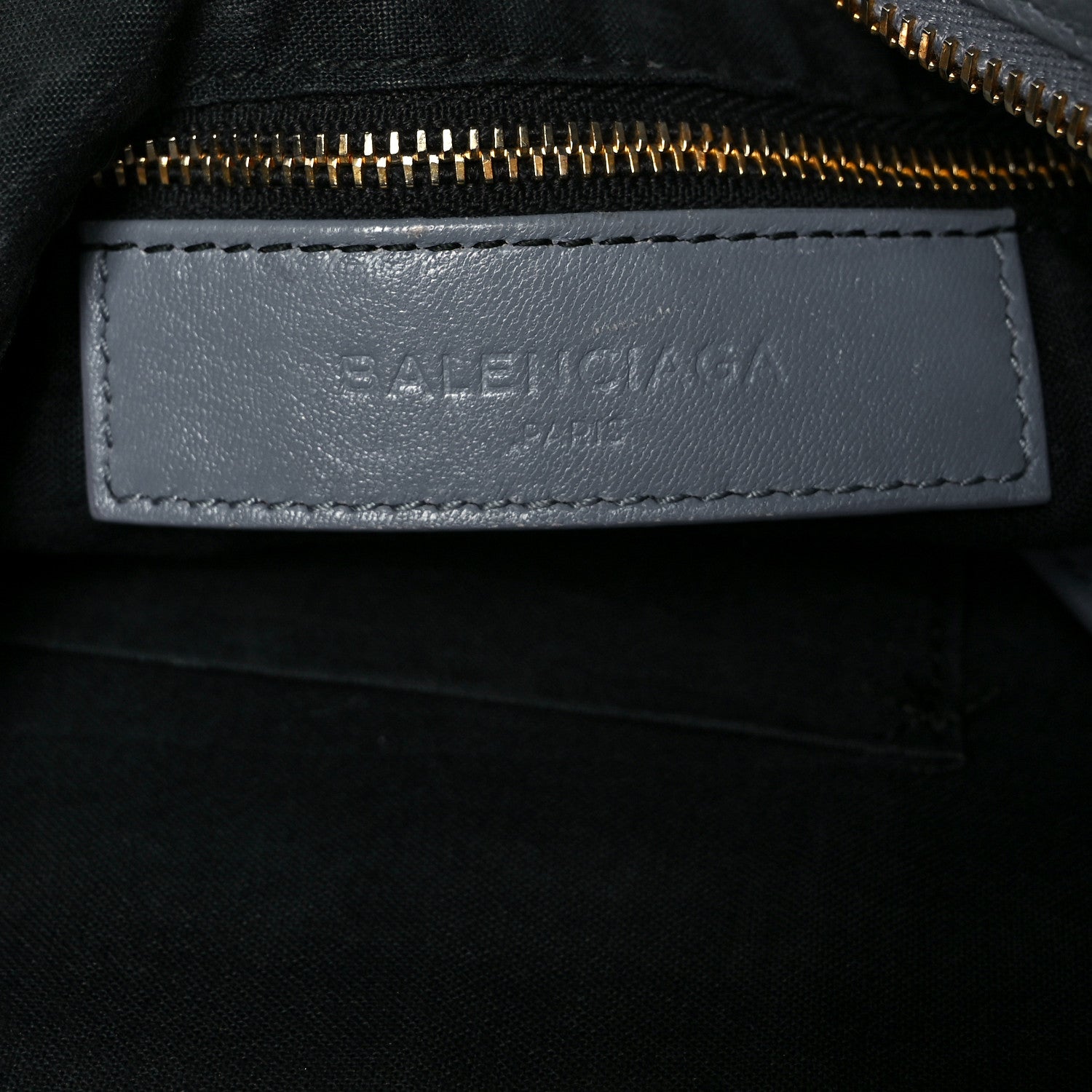 Balenciaga Chevre Gold Metallic Edge Hardware Town Bleu Acier 6 of 10