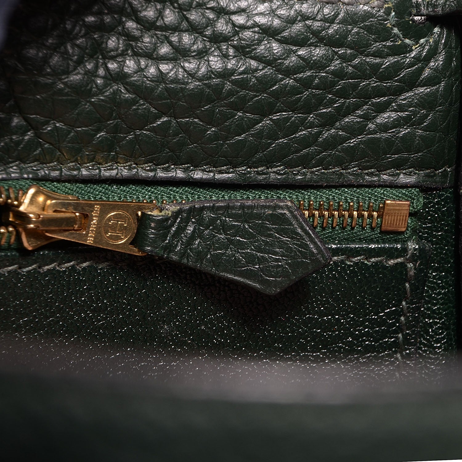 Hermes Togo Kelly Retourne 35 Vert Fonce 16 of 29