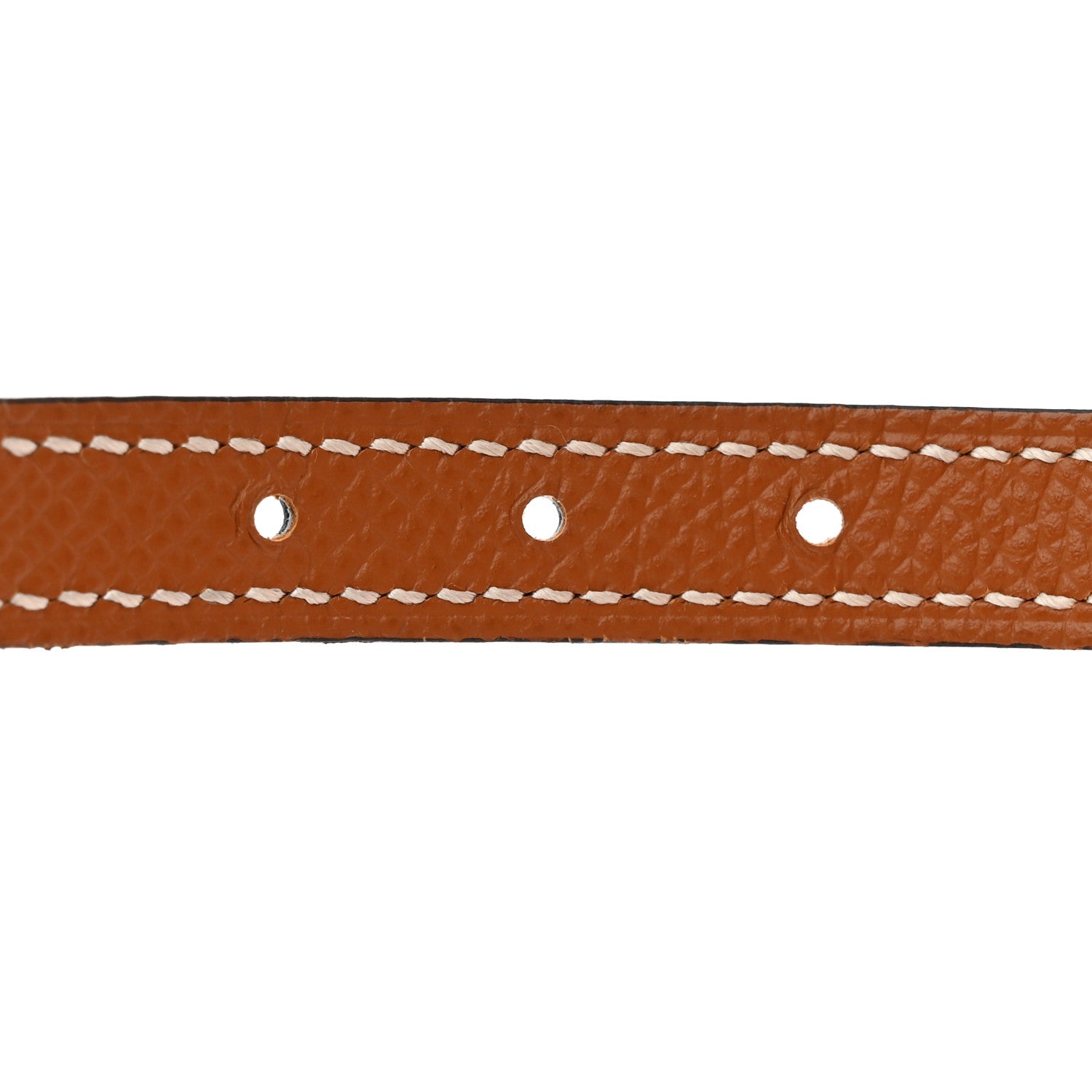 Hermes Epsom Swift 13mm Focus Belt 75 30 Gold Black 5 of 6