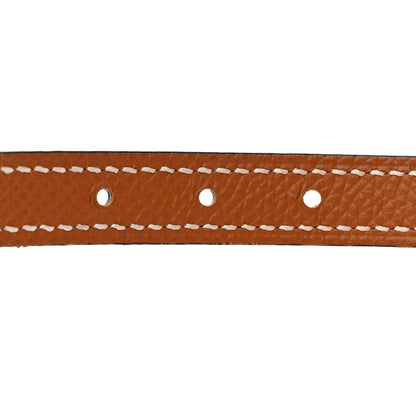 Hermes Epsom Swift 13mm Focus Belt 75 30 Gold Black 5 of 6