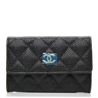 Chanel Caviar Quilted Flap Card Holder Black 1 of 8