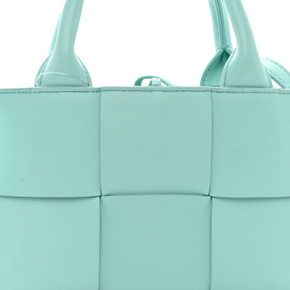 Bottega Veneta Lambskin Maxi Intreccio Candy Arco Tote Celadon 8 of 10