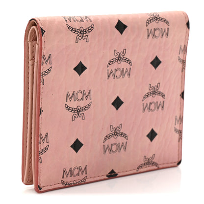 MCM Visetos ID Wallet Pink 3 of 9