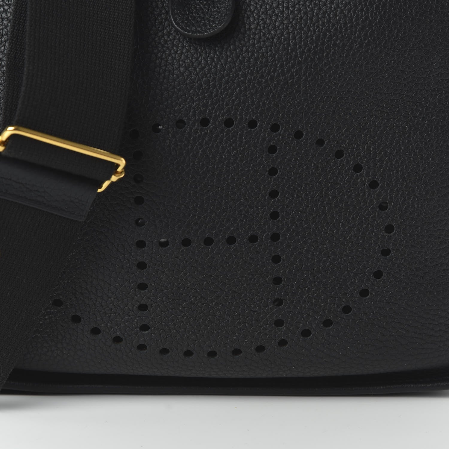 Hermes Taurillon Clemence Evelyne III PM Black 9 of 9