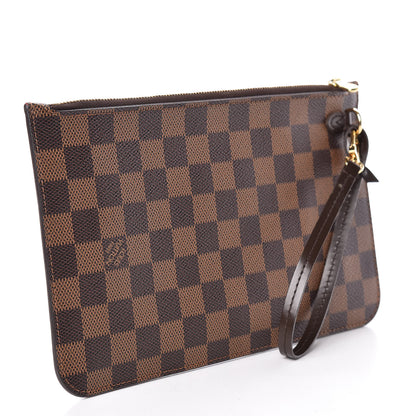 Louis Vuitton Damier Ebene Neverfull MM GM Pochette 3 of 8