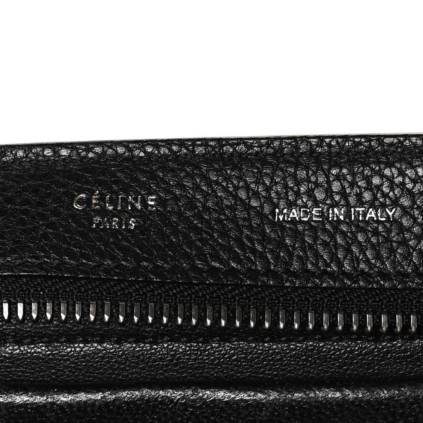 Drummed Calfskin Suede Small Trapeze Black