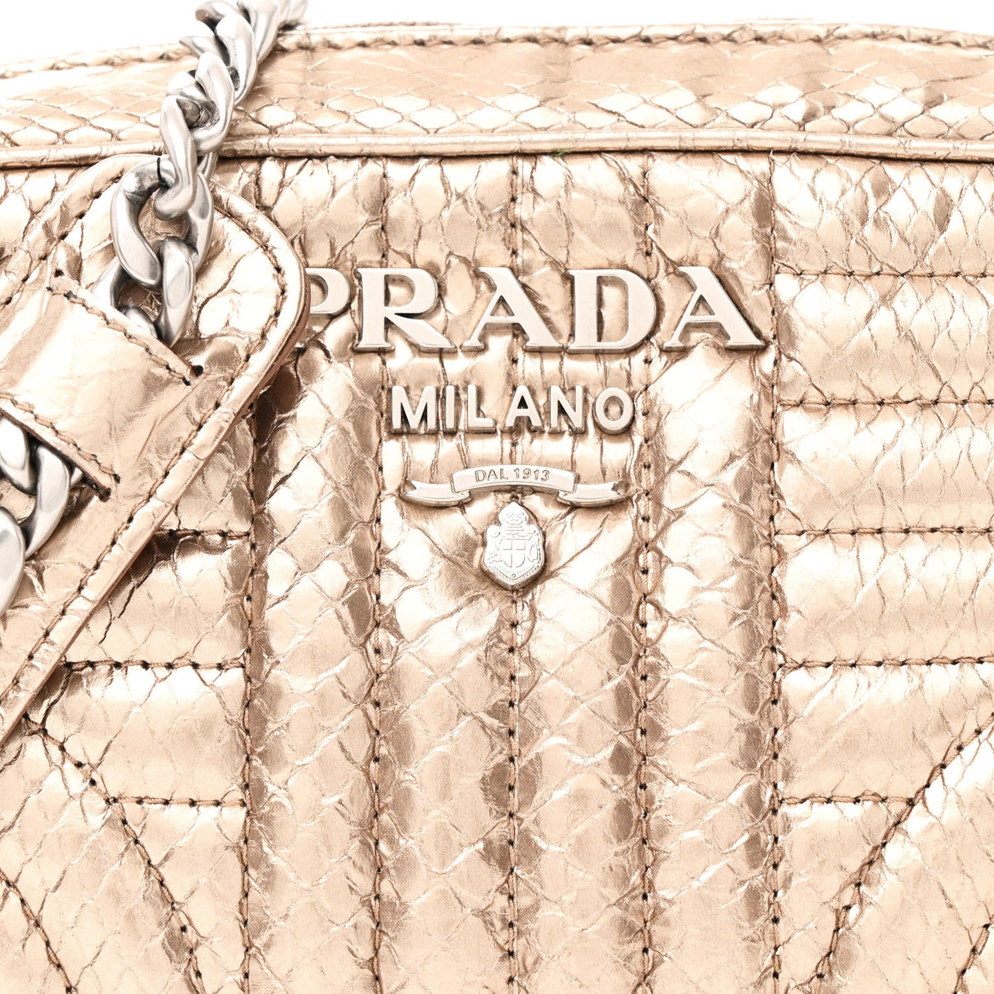 Metallic Ayers Impunture Diagramme Crossbody Bag Quarzo Mordo