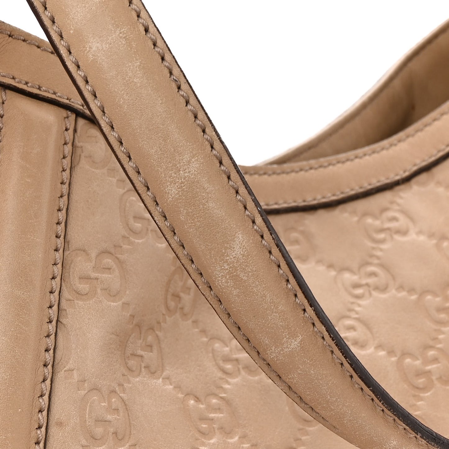 Guccissima Medium Britt Hobo Beige