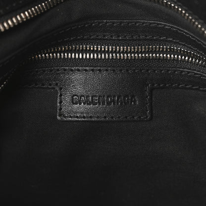 Balenciaga Agneau Arena Silver Hardware Medium Le City Black 6 of 10