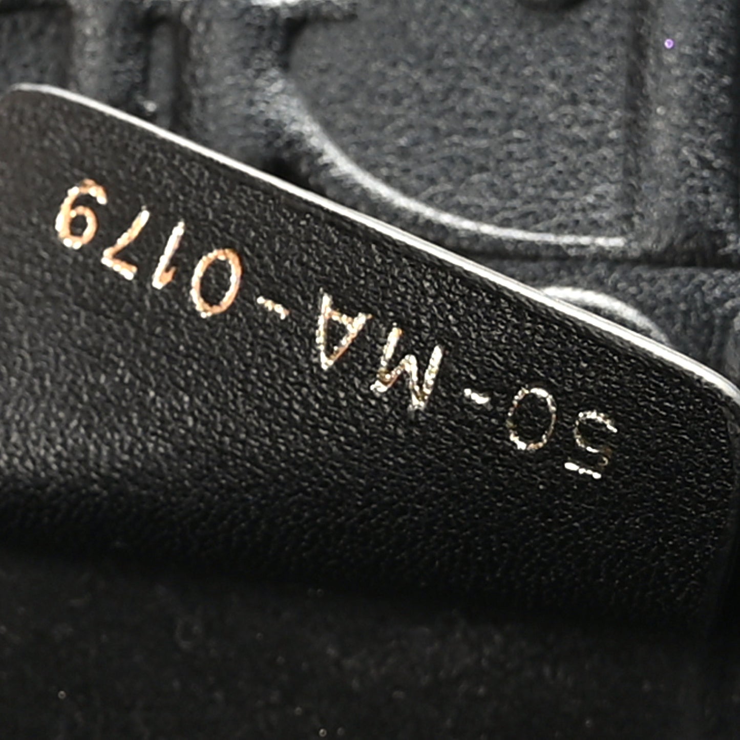 Oblique Calfskin Embossed Book Tote Black