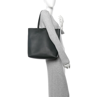 Saint Laurent Calfskin North-South Shopping Tote Green 2 of 12