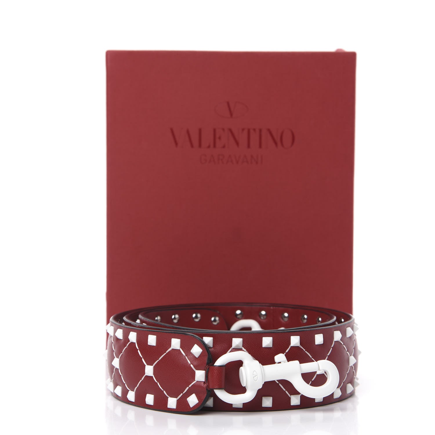 Valentino Garavani Lambskin Free Rockstud Spike Shoulder Strap Rosso Valentino 5 of 5