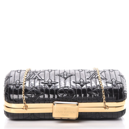Louis Vuitton Vernis Monogram Motard Minaudiere Clutch Black 7 of 12