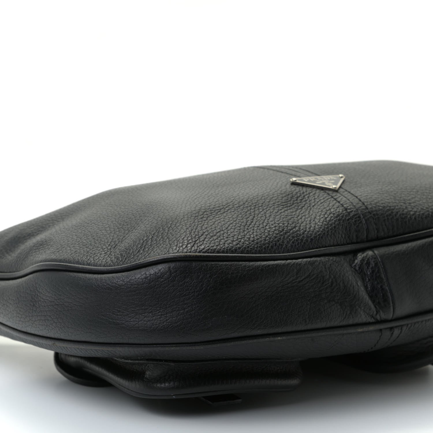 Prada Vitello Daino Pocket Hobo Black 4 of 15