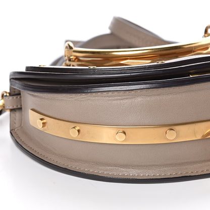 Chloe Calfskin Small Nile Bracelet Minaudiere Bag Motty Grey 7 of 9