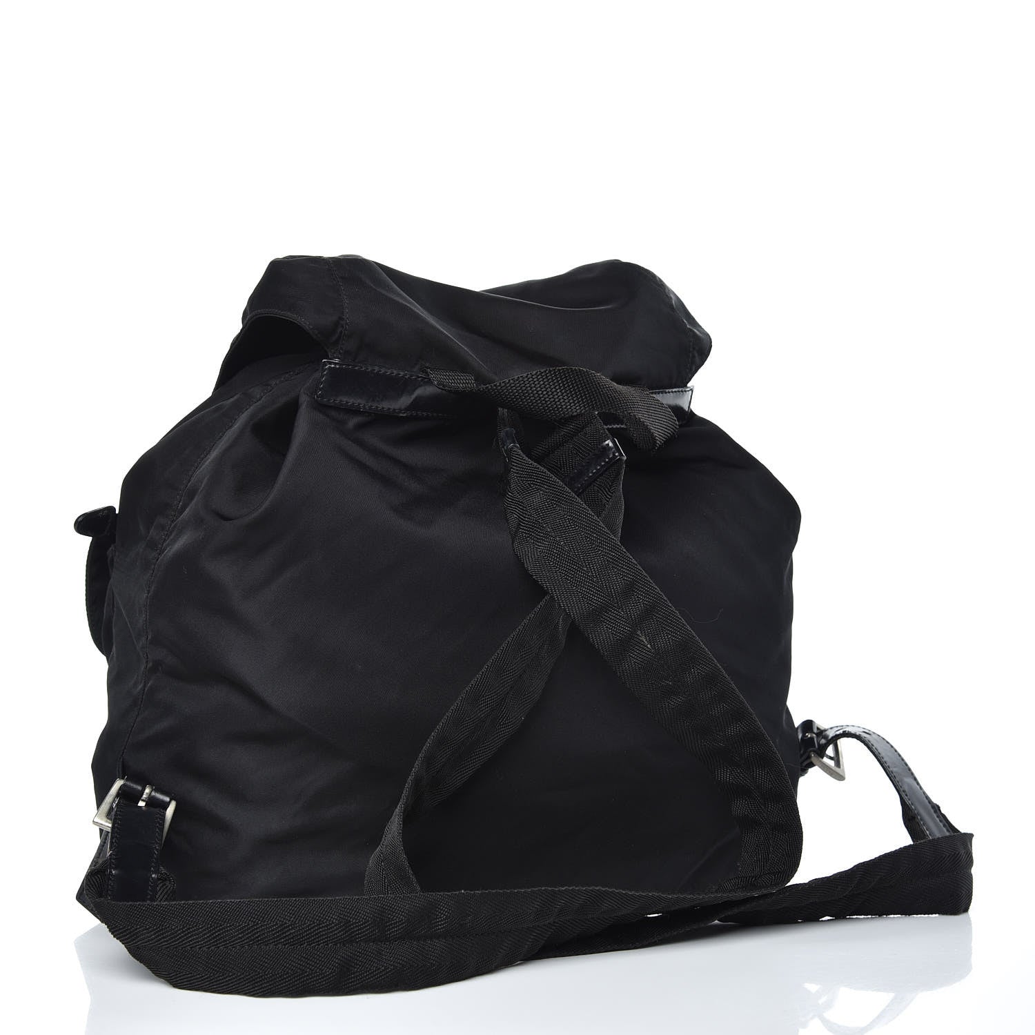 Prada Nylon Vela Medium Backpack Black 3 of 11