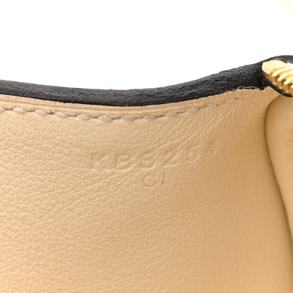 Hermes Taurillon Clemence Mini Lindy 20 So Cream 7 of 11