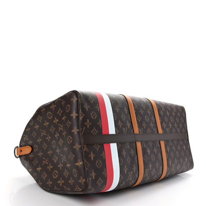 Louis Vuitton Monogram L’Œi N°7 Keepall Bandouliere 55 3 of 11