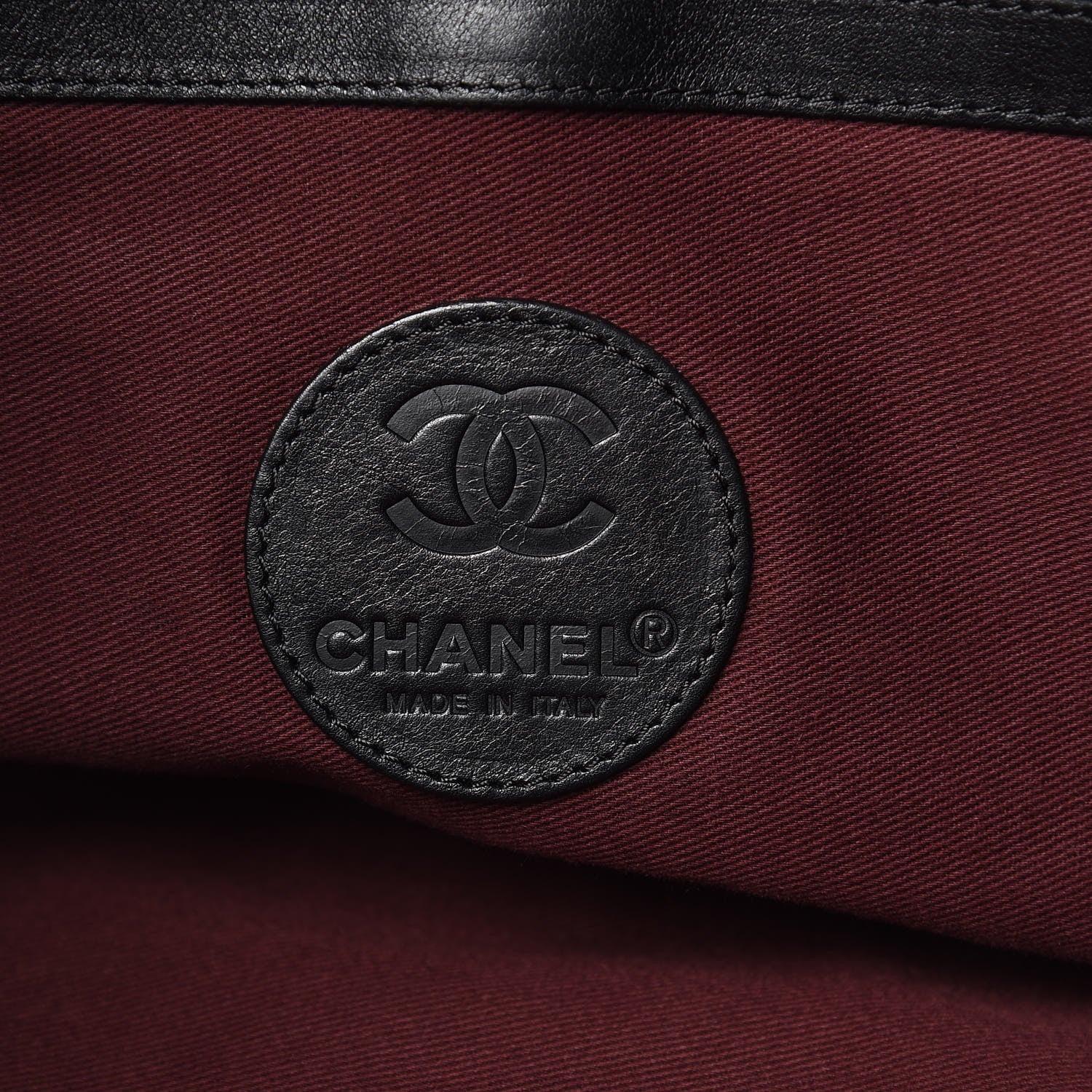 Chanel Coated Canvas Quilted Large Garment Travel Bag Black 7 of 16